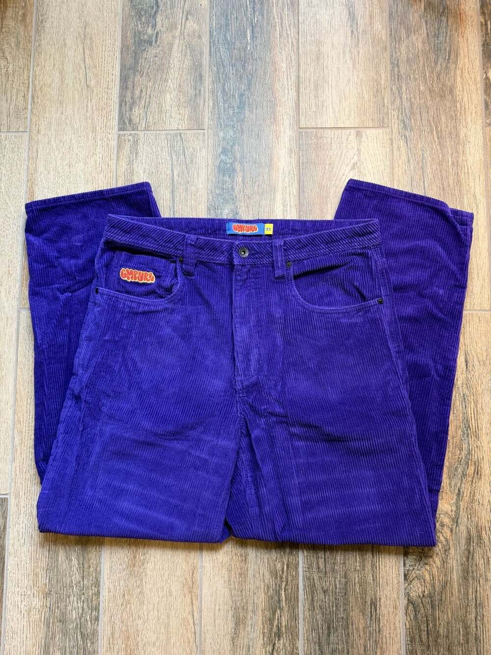Empyre Purple Corduroy Skate Pants Size 32